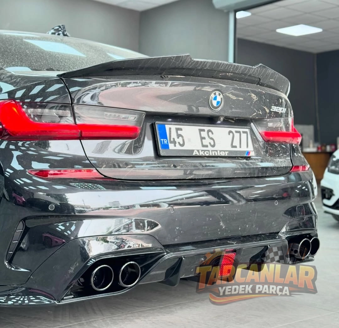 BMW G20 M SPORT UYUMLU LEDLİ DİFÜZÖR + EGZOZ UCU 